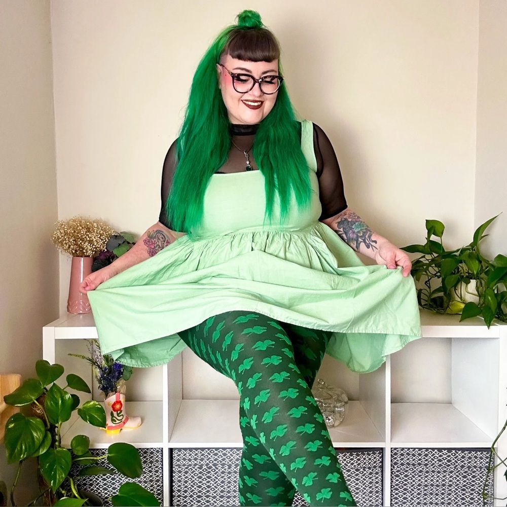 Snag Tights- Shamrock Green Tights